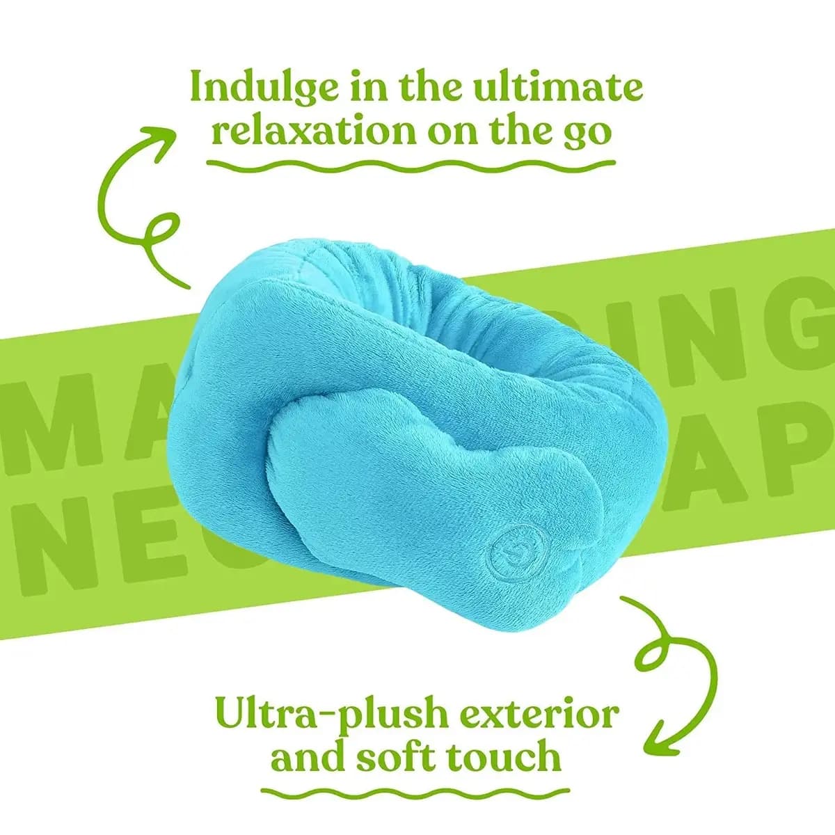 Pursonic Portable Neck & Shoulder Adjustable Massaging Wrap [Two Deep and Powerful Massaging modes, HMG925BL, HMG925GY]