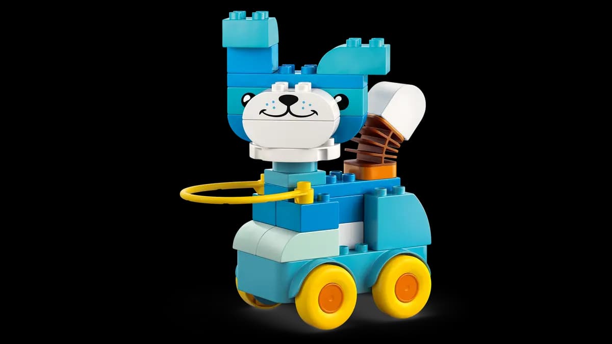 LEGO 3in1 Animals on Wheels 10448 [58 pieces, ages 2+, DUPLOÃƒÆ’Ã†â€™ÃƒÂ¢Ã¢â€šÂ¬Ã…Â¡ÃƒÆ’Ã¢â‚¬Å¡Ãƒâ€šÃ‚Â®]