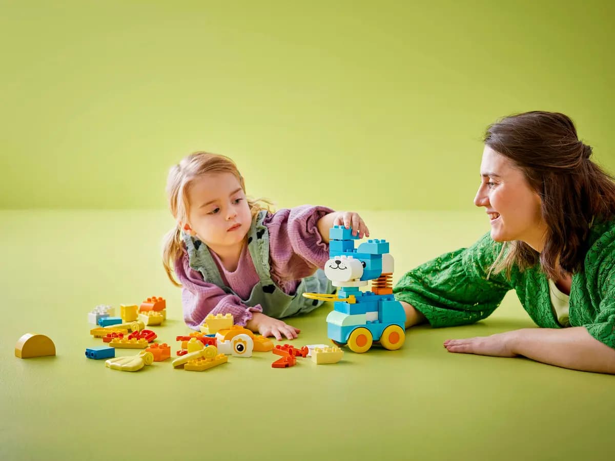 LEGO 3in1 Animals on Wheels 10448 [58 pieces, ages 2+, DUPLOÃƒÆ’Ã†â€™ÃƒÂ¢Ã¢â€šÂ¬Ã…Â¡ÃƒÆ’Ã¢â‚¬Å¡Ãƒâ€šÃ‚Â®]
