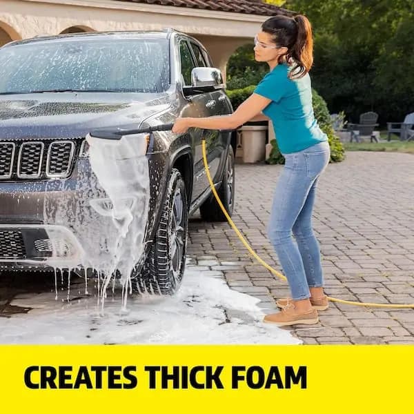 Karcher 1 Gal. Car Wash & Wax Pressure Washer Cleaning Detergent Soap Concentrate, 9.558-146.0 [Container Size (oz.): 128, Features: No Additional Features, Returnable: 90-Day]