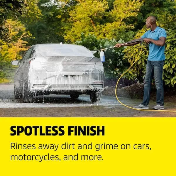 Karcher 1 Gal. Car Wash & Wax Pressure Washer Cleaning Detergent Soap Concentrate, 9.558-146.0 [Container Size (oz.): 128, Features: No Additional Features, Returnable: 90-Day]
