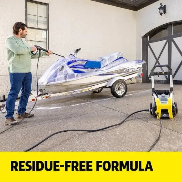 Karcher 1 Gal. Car Wash & Wax Pressure Washer Cleaning Detergent Soap Concentrate, 9.558-146.0 [Container Size (oz.): 128, Features: No Additional Features, Returnable: 90-Day]