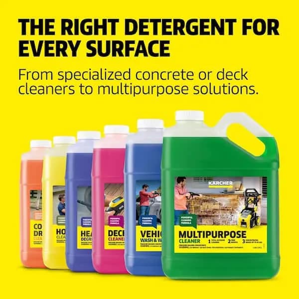 Karcher 1 Gal. Car Wash & Wax Pressure Washer Cleaning Detergent Soap Concentrate, 9.558-146.0 [Container Size (oz.): 128, Features: No Additional Features, Returnable: 90-Day]