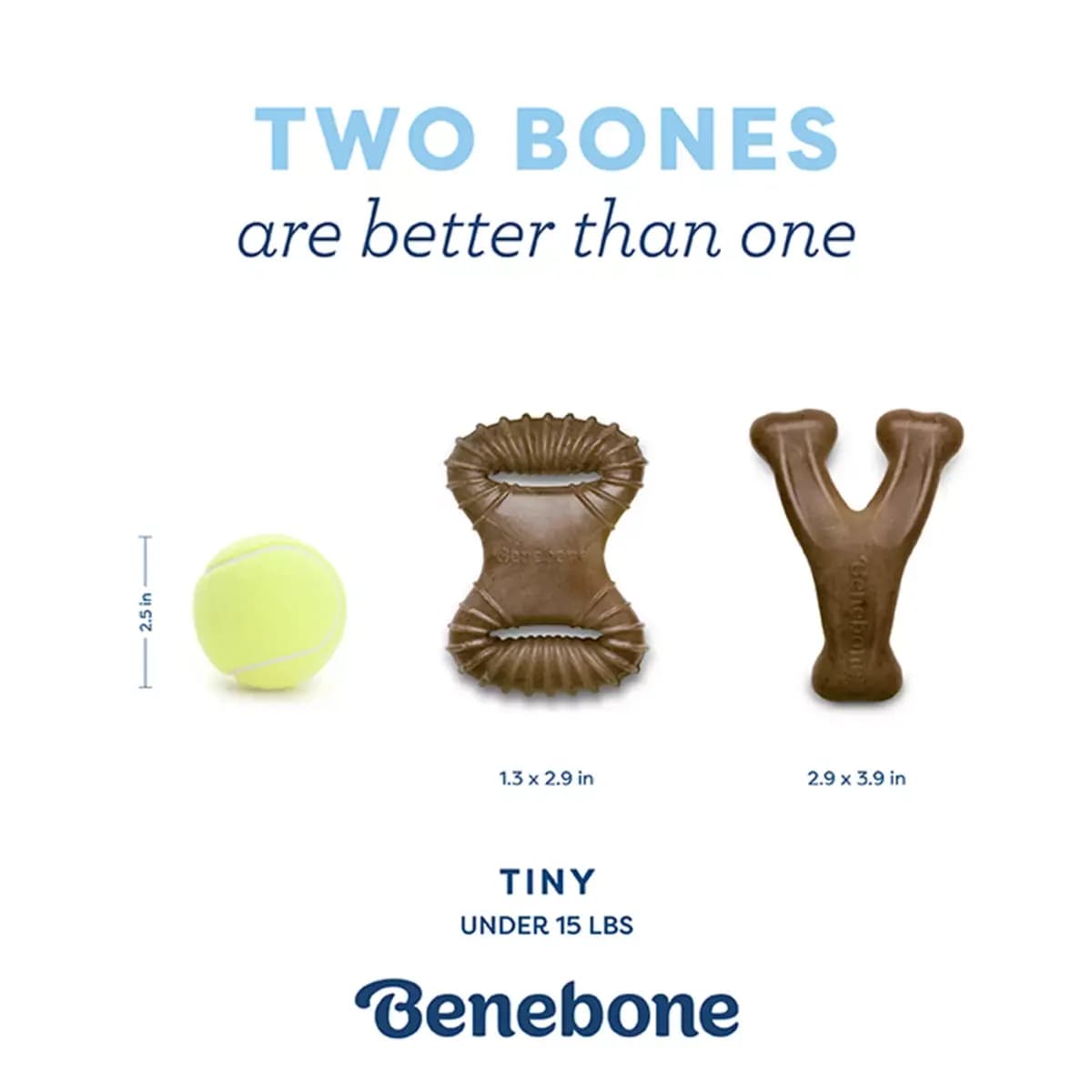 Benebones Benebone Puppy 2 Pack Chew Toys Bacon Flavor Dog Chew Toy [Description and Overview We started with the premise that dogs ex, Product Brand & Name BENEBONE PUPPY 2PK DENT