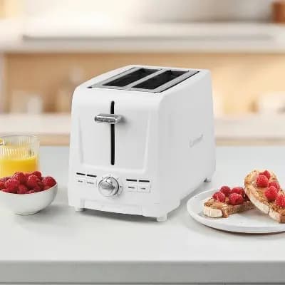 Cuisinart 2-Slice XL Slot Toaster White CPT-1200W [1200 Watts, 4.5 Pounds, Spot or Wipe Clean]