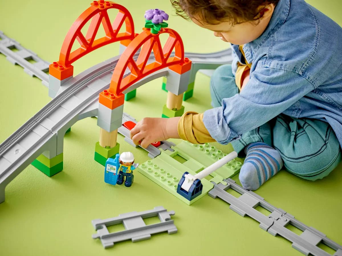 LEGO Train Bridge and Tracks Expansion Set 10426 [42 pieces, ages 2+, DUPLOÃƒÆ’Ã†â€™ÃƒÂ¢Ã¢â€šÂ¬Ã…Â¡ÃƒÆ’Ã¢â‚¬Å¡Ãƒâ€šÃ‚Â®]