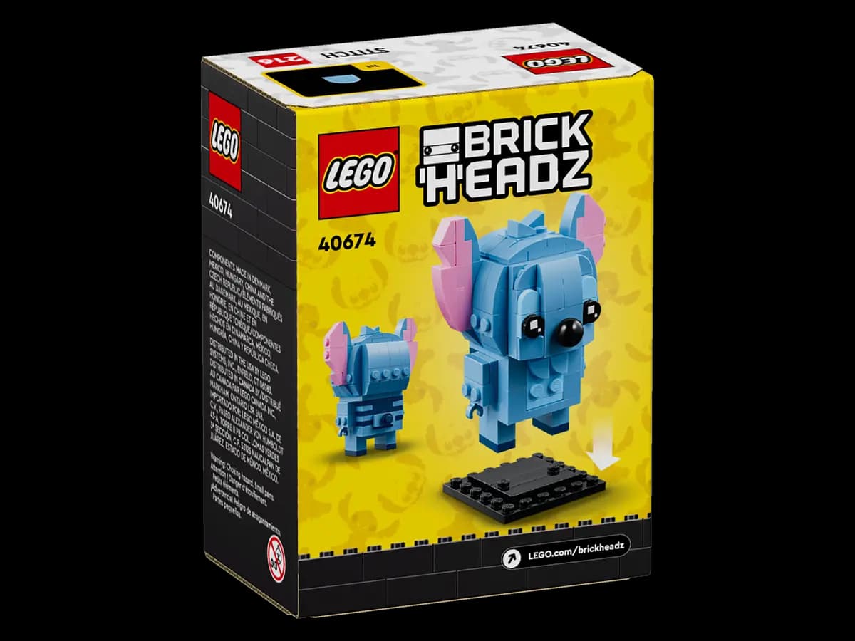 LEGO Stitch 40674 [152 pieces, ages 10+, BrickHeadz]