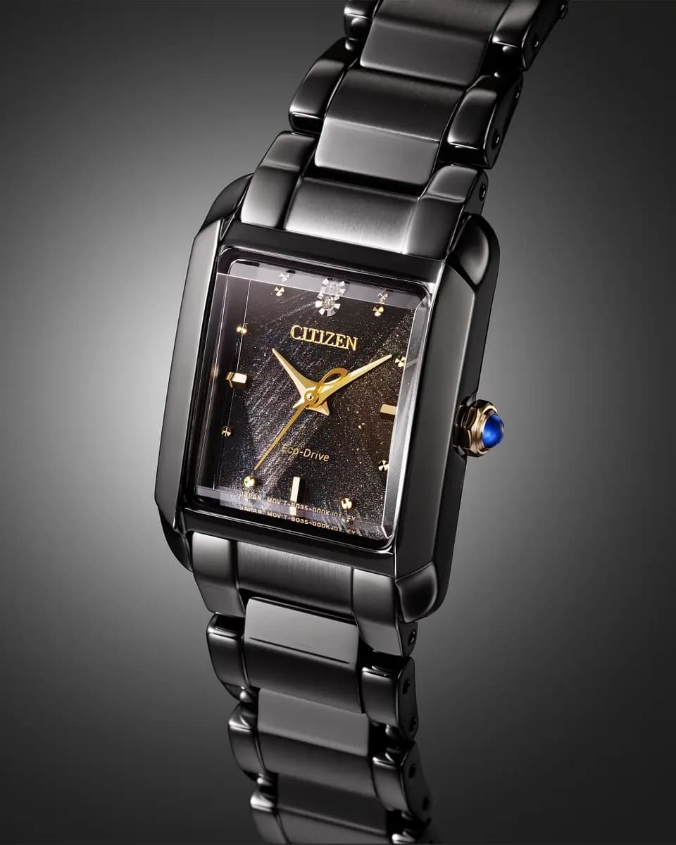 Citizen Citizen L Bianca LIGHT in BLACK EW5636-55E [22mm, B035 Eco-Drive, WR50/5Bar/166ft]