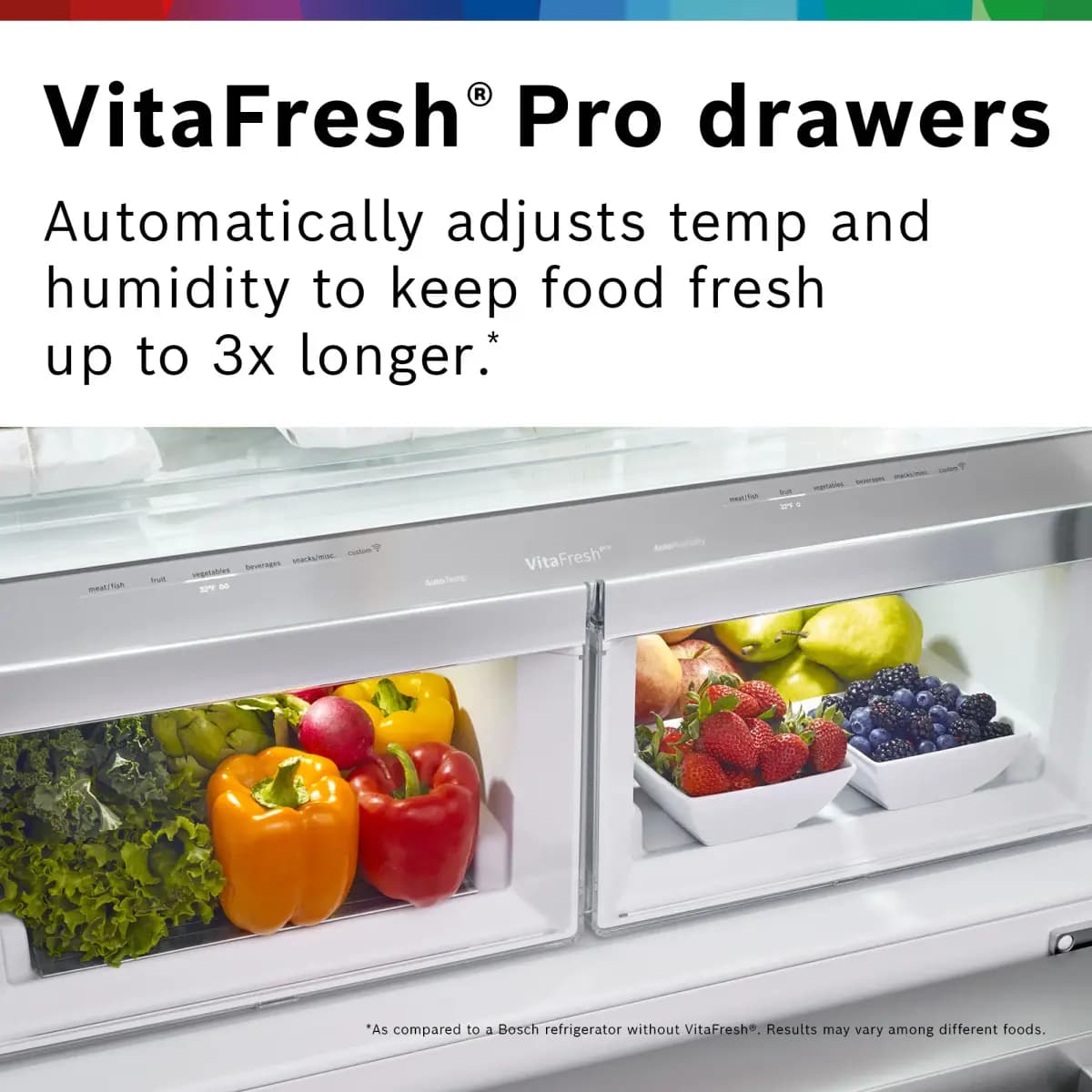 Bosch 800 Series French Door Bottom Mount Refrigerator B36CT81ENS [20.8 Cu Ft, 72 x 35 5/8 x 27 13/16 in, ENERGY STAR]