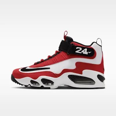 Nike Air Griffey Max 1 Men's Shoes White/Black/Varsity Red [White/Black/Varsity Red, Synthetic leather upper, Foam midsole]