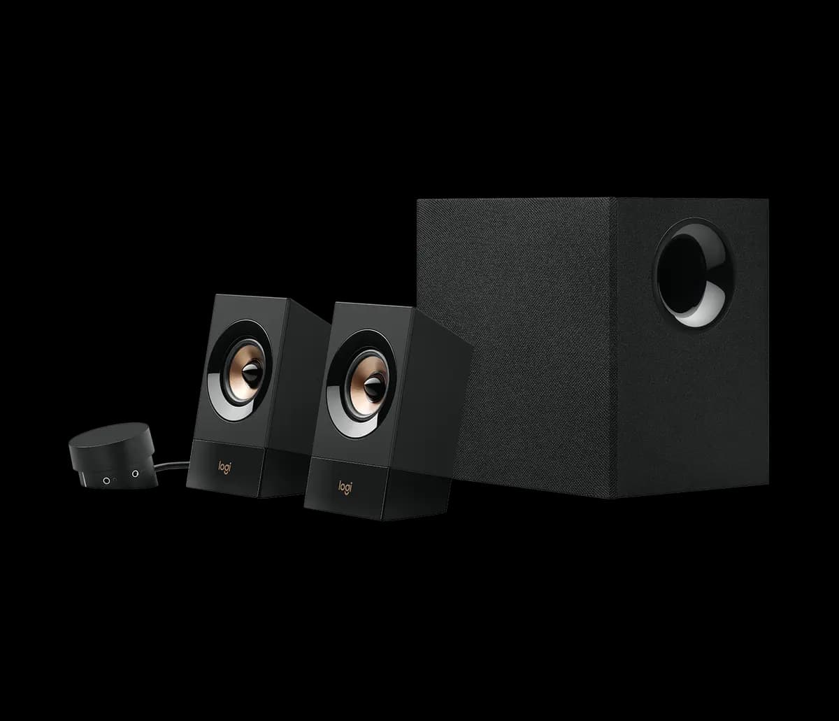 Logitech Z533 Speaker system with subwoofer - Black [6.69 in (170 mm), 3.94 in (100 mm), 3.35 in (85 mm)]