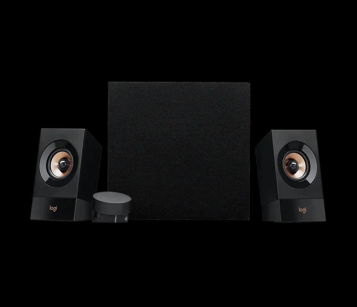 Logitech Z533 Speaker system with subwoofer - Black [6.69 in (170 mm), 3.94 in (100 mm), 3.35 in (85 mm)]