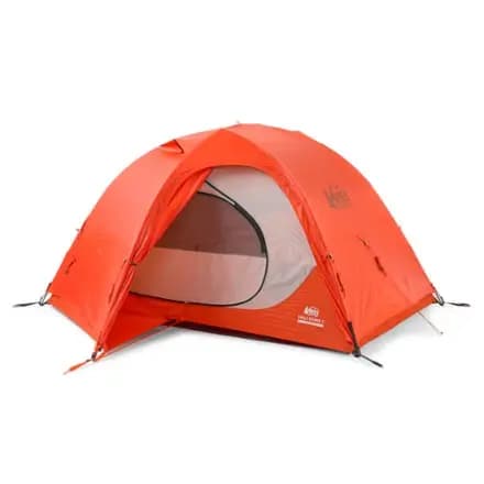REI Co-op Half Dome 2 All-Season Tent with Footprint Orange Flare [Backpacking, 3 - 4-season, 2-person]