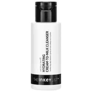 The INKEY List Mini Hydrating Cream-To-Milk Cleanser with Hyaluronic Acid 1.69 oz/50 ml [Normal, Dry, Combination, and Oily, Cream, 1.69 oz/50 ml]