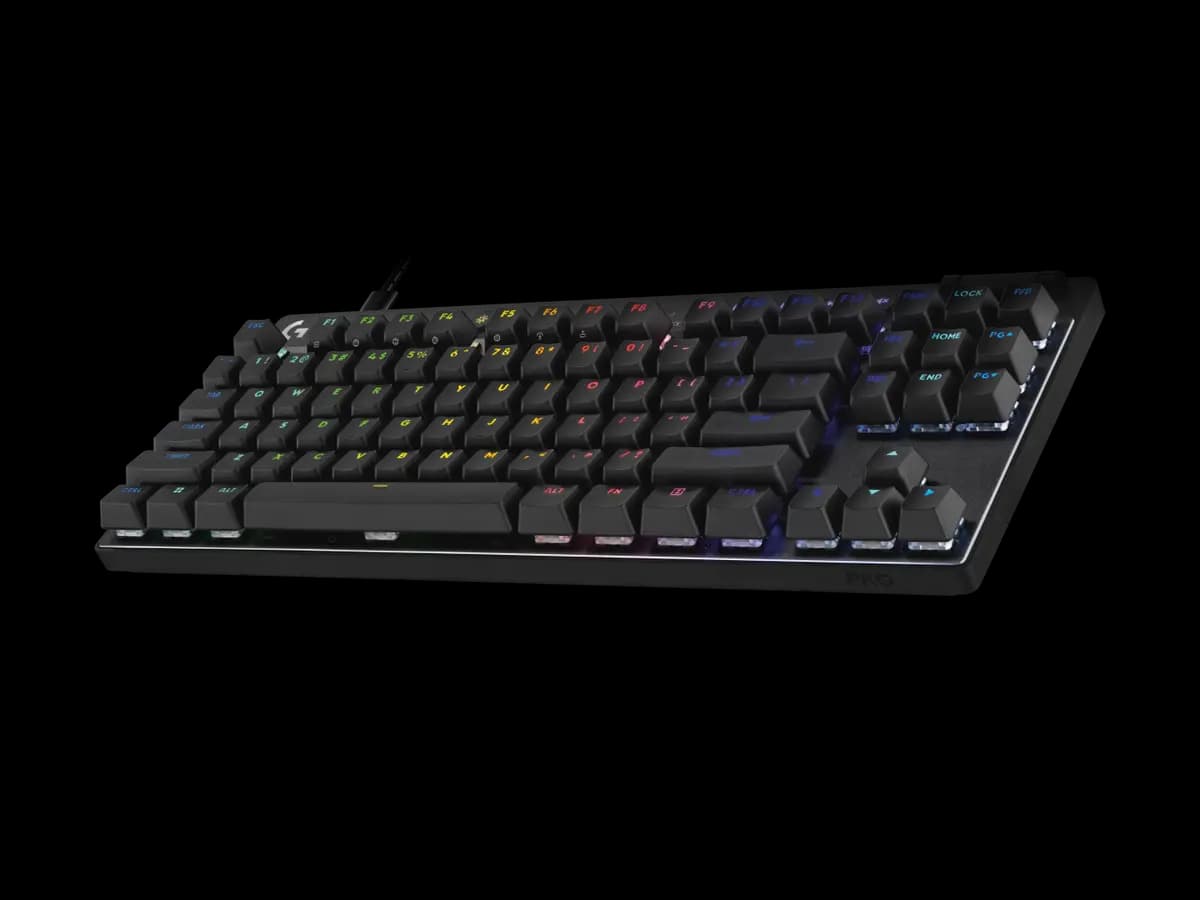 Logitech PRO X TKL RAPID - Black - English US (QWERTY) [1.5 in (38 mm), 14.06 in (357 mm), 5.91 in (150 mm)]