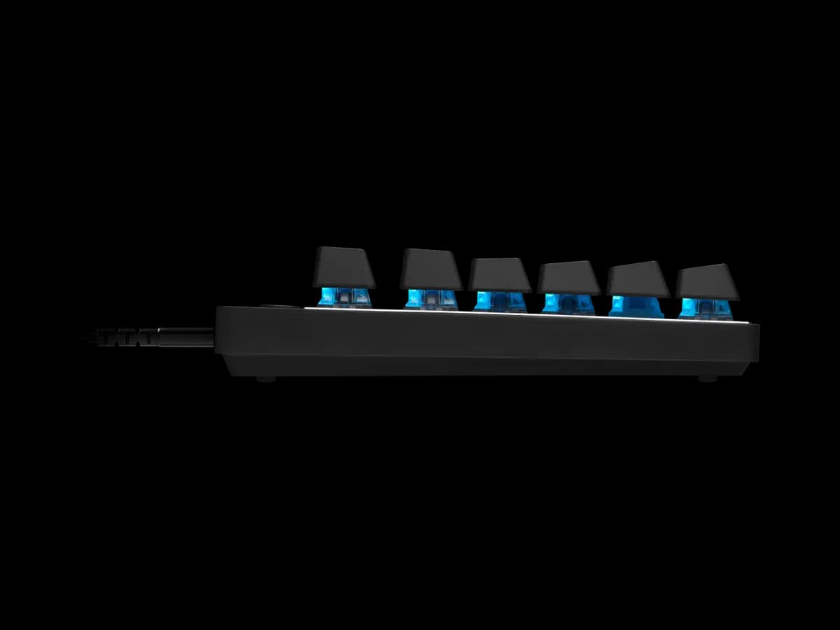 Logitech PRO X TKL RAPID - Black - English US (QWERTY) [1.5 in (38 mm), 14.06 in (357 mm), 5.91 in (150 mm)]