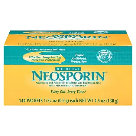 Neosporin Original First Aid Ointment - For Cut - 144 / Box [Triple Antibiotic, 144, JOJ04257]