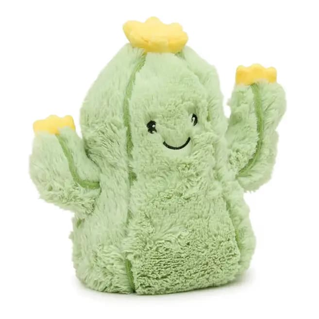 Warmies Cactus Warmies [Ages 0 to 5, Weighted, microwavable, and freezer-friendly plush cactus, Encourages calmness, comfort, mindfulness, imaginative play]