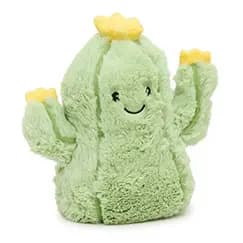 Warmies Cactus Warmies [Ages 0 to 5, Weighted, microwavable, and freezer-friendly plush cactus, Encourages calmness, comfort, mindfulness, imaginative play]