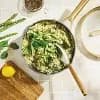 3qt Nonstick Ceramic Coated Aluminum Sauce Pan with Champagne Handle Cream - Figmint™ [8 Inches, 3.09 Pounds, Ceramic Nonstick]