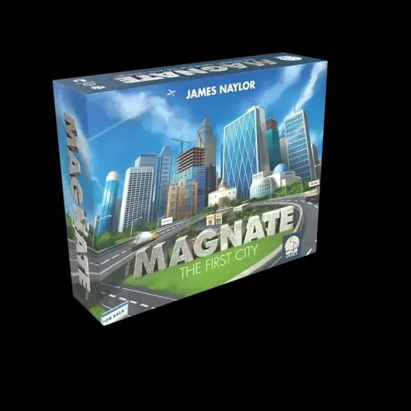 Naylor Games Magnate: The First City [Naylor Games, Action Points Auction / Bidding Dice Rolling Modular Board Push Your Luck Simulation Stock Holding Tile Placement, 10+]