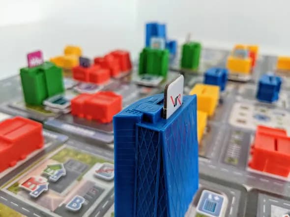 Naylor Games Magnate: The First City [Naylor Games, Action Points Auction / Bidding Dice Rolling Modular Board Push Your Luck Simulation Stock Holding Tile Placement, 10+]