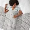 50"x70" 12lbs Weighted Blanket Gray - Room Essentials™ [50 Inches (L), 70 Inches (W), 12.3 Pounds, 1]