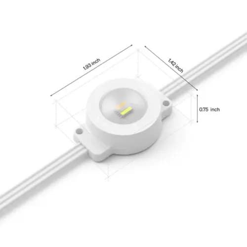 Philips Hue Festavia permanent outdoor lights 150 ft white string [046677607647, White, Plastic]