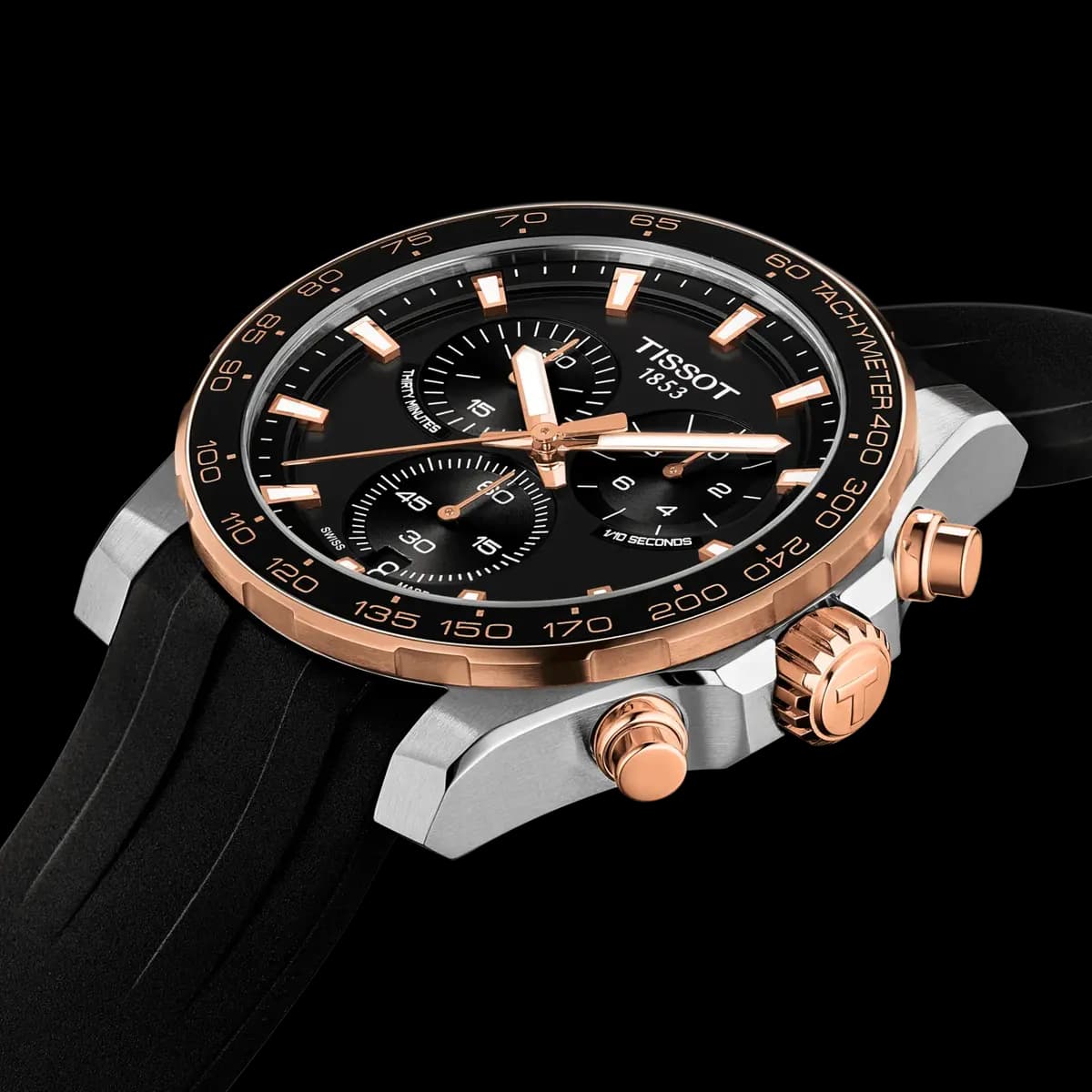 Tissot Supersport Chrono 42mm Black [42.00 mm, Quartz chronograph PowerDrive, 100 m]