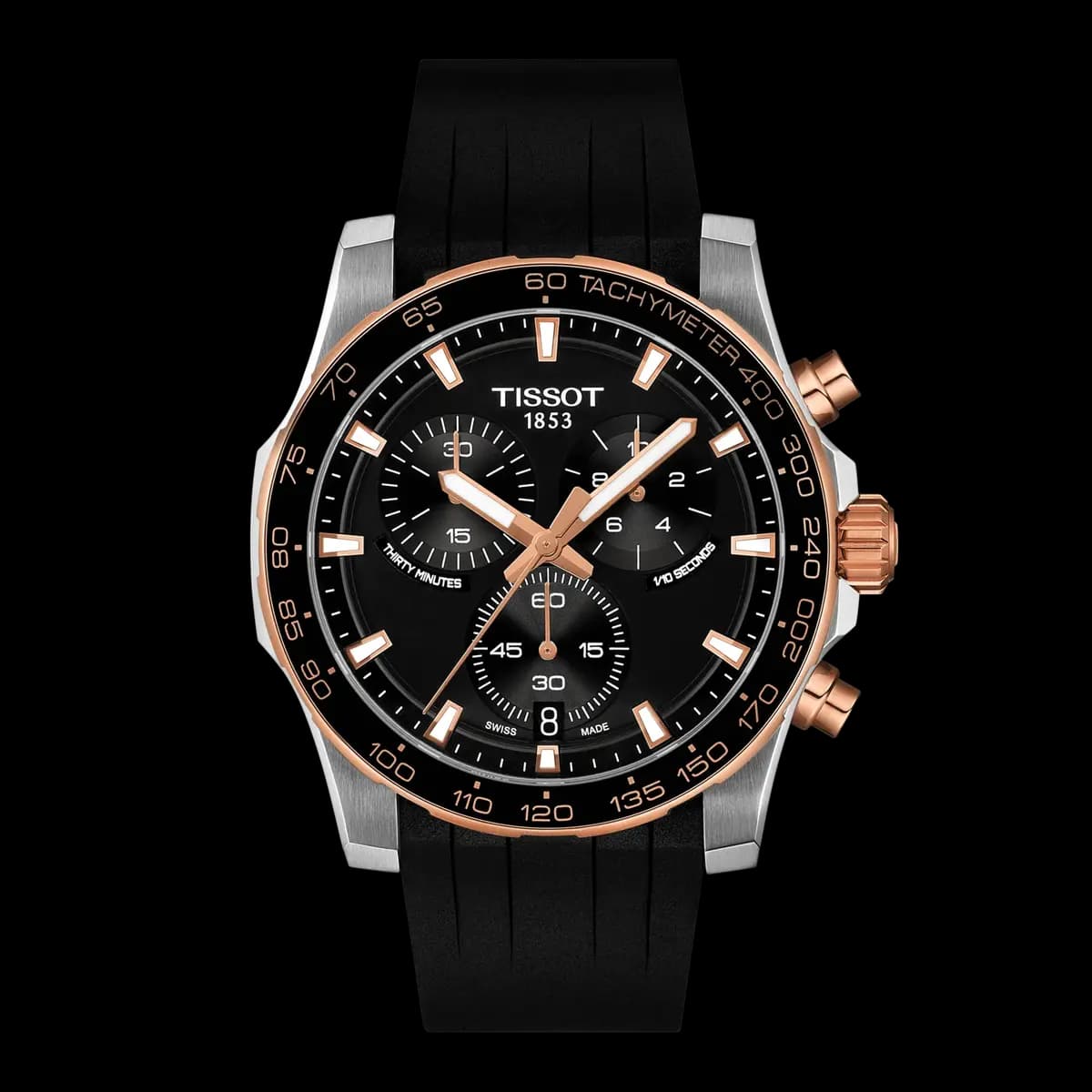 Tissot Supersport Chrono 42mm Black [42.00 mm, Quartz chronograph PowerDrive, 100 m]