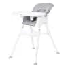 Baby Trend Adapt 4-in-1 High Chair to Toddler Chair - Crosshatch Gray [Dimensions (Overall) 42.5 Inches (H) x 24.5 Inches (W) x 32 I, Weight 16.5 Pounds, Holds up to 60 Pounds, Sug