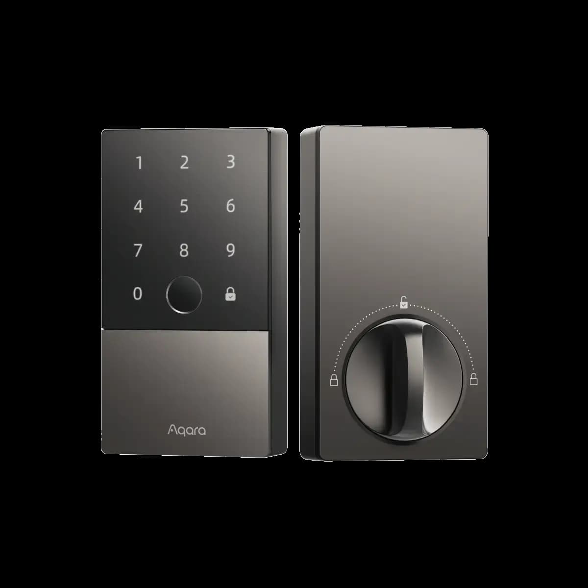 Aqara Smart Lock U100 Silver [3.87 pounds/1.76KG, IP65 (keypad), Bluetooth 5.0 and ZigBee 3.0, NFC]