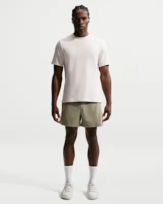 Nike Primary Men's Dri-FIT Short-Sleeve Versatile Top Light Orewood Brown/Light Orewood Brown [60-62% cotton/38-40% polyester, Machine wash, XS-4XL Tall]
