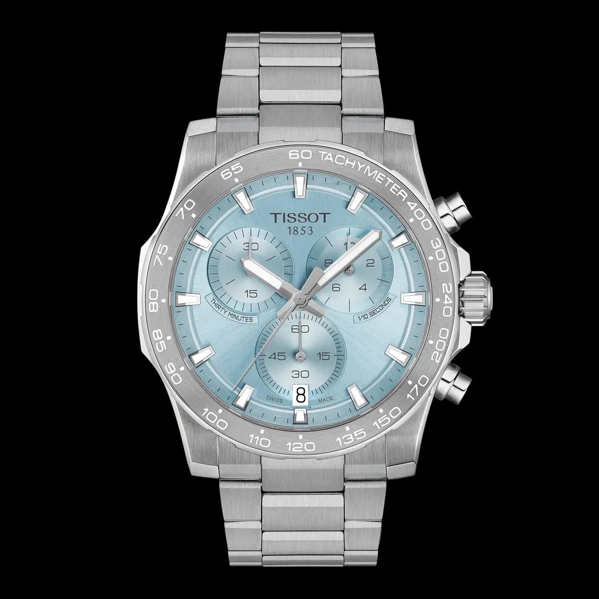 Tissot Supersport Chrono 42mm Ice blue [42.00 mm, Quartz chronograph PowerDrive, 100 m]