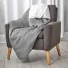 48"x72" 12lbs Cooling Weighted Blanket Gray - Tranquility [72 Inches (L), 48 Inches (W), 12 Pounds, 2]