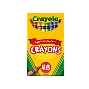 Crayola 48ct Crayons, Elementary School Supplies for Kids, Art Classroom Must Haves for Teachers, Coloring Gift Ages 3+ [Dimensions (Overall) 4.94 Inches (L), 2.25 Inches (W), Sugg