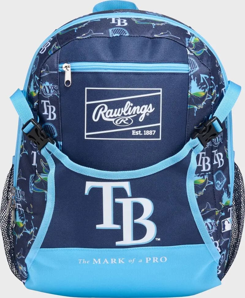 Rawlings Rawlings MLB Team MLB T-Ball Backpack, All 30 Teams [BKPKTBMLB, Reinforced Materials For Added Stucture & Durability, Large Main Compartment for Gameday Items,]