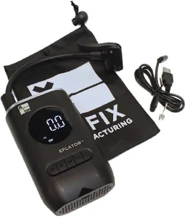 Fix Manufacturing Eflator Digital Tire Pump Black [Cycling, Floor Pump, Presta Schrader]