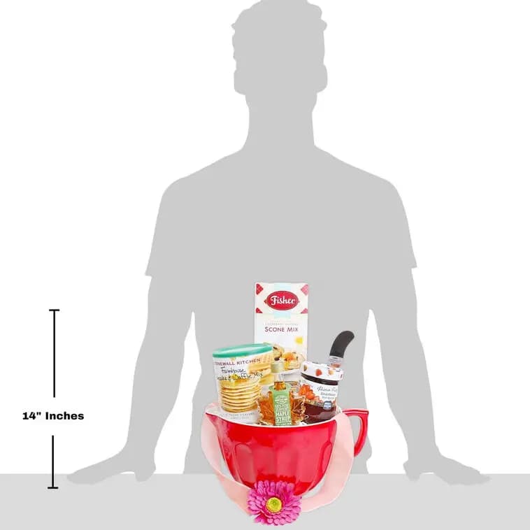 Breakfast Bowl Gift Set [10x10x14, Melamine, Contains: Milk, Wheat, Tree Nuts, an, 734038081228]