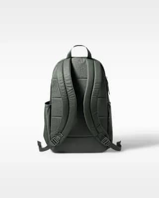 Nike Heritage Eugene 2.0 Winterized Backpack (20L) Camo Green/Camo Green/Black Spruce [Camo Green/Camo Green/Black Spruce, Hardware ring adds utility., 18" H x 11" W x 6" D]