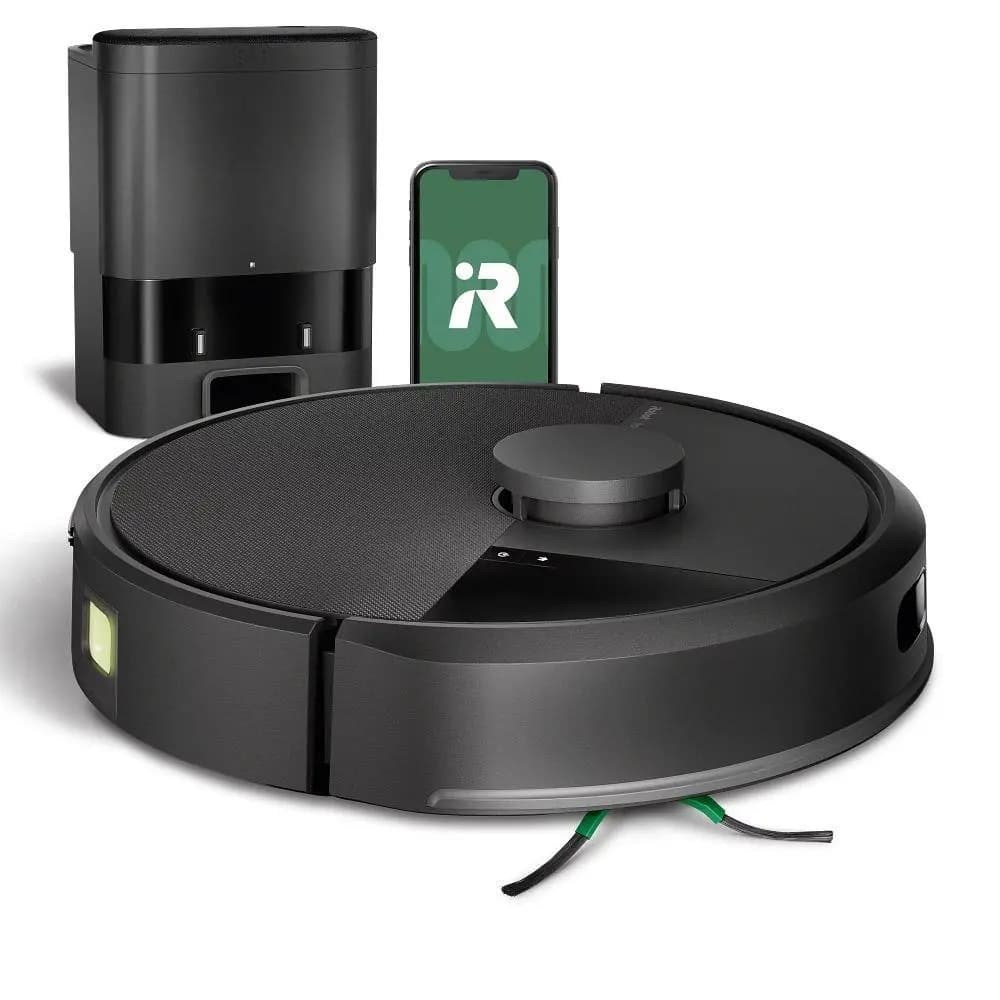iRobot Roomba 105 Vac Robot + AutoEmpty Dock [13.23 (L) x 13.19 (W) x 4.09 (H), 6.24, LFP type Li-ion]