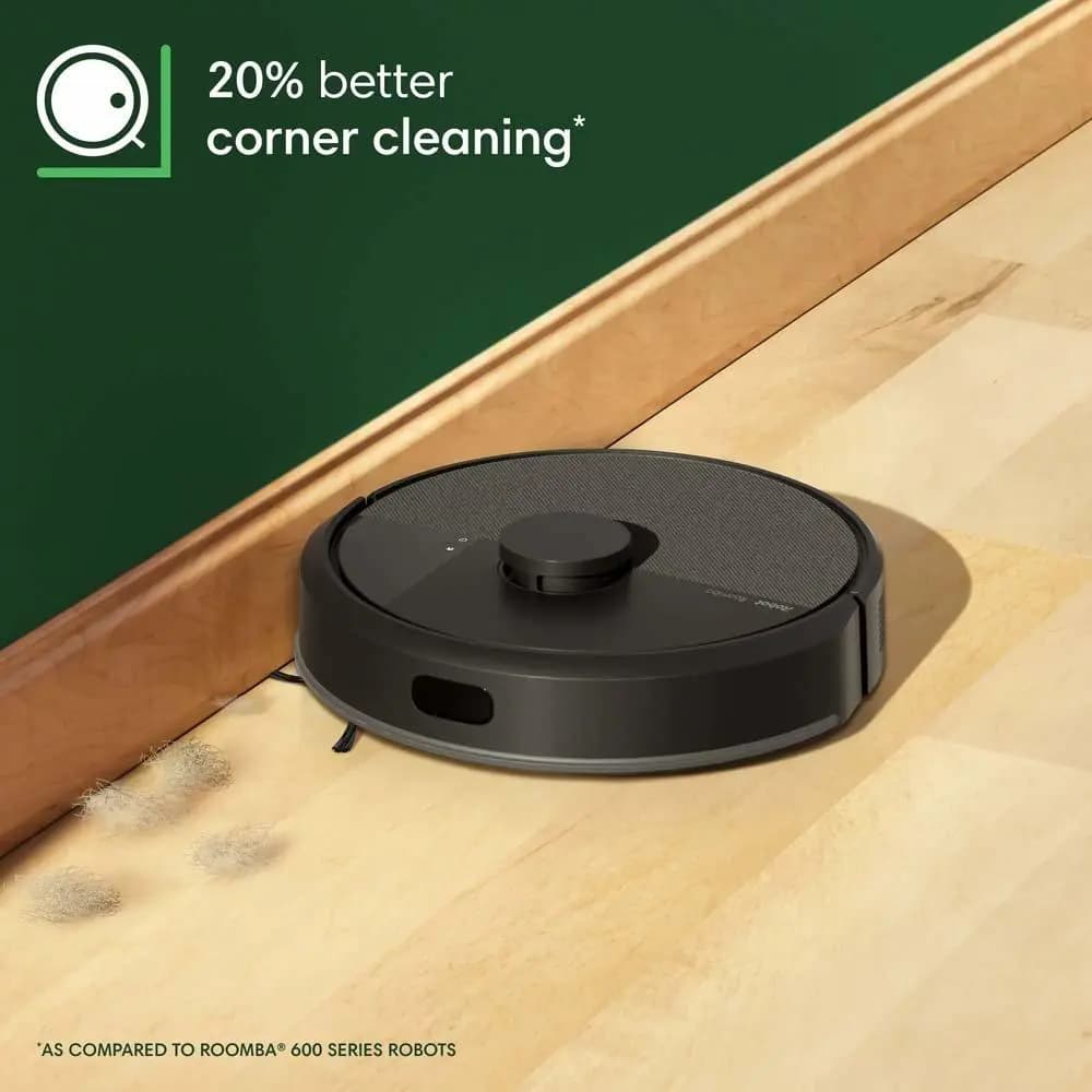 iRobot Roomba 105 Vac Robot + AutoEmpty Dock [13.23 (L) x 13.19 (W) x 4.09 (H), 6.24, LFP type Li-ion]