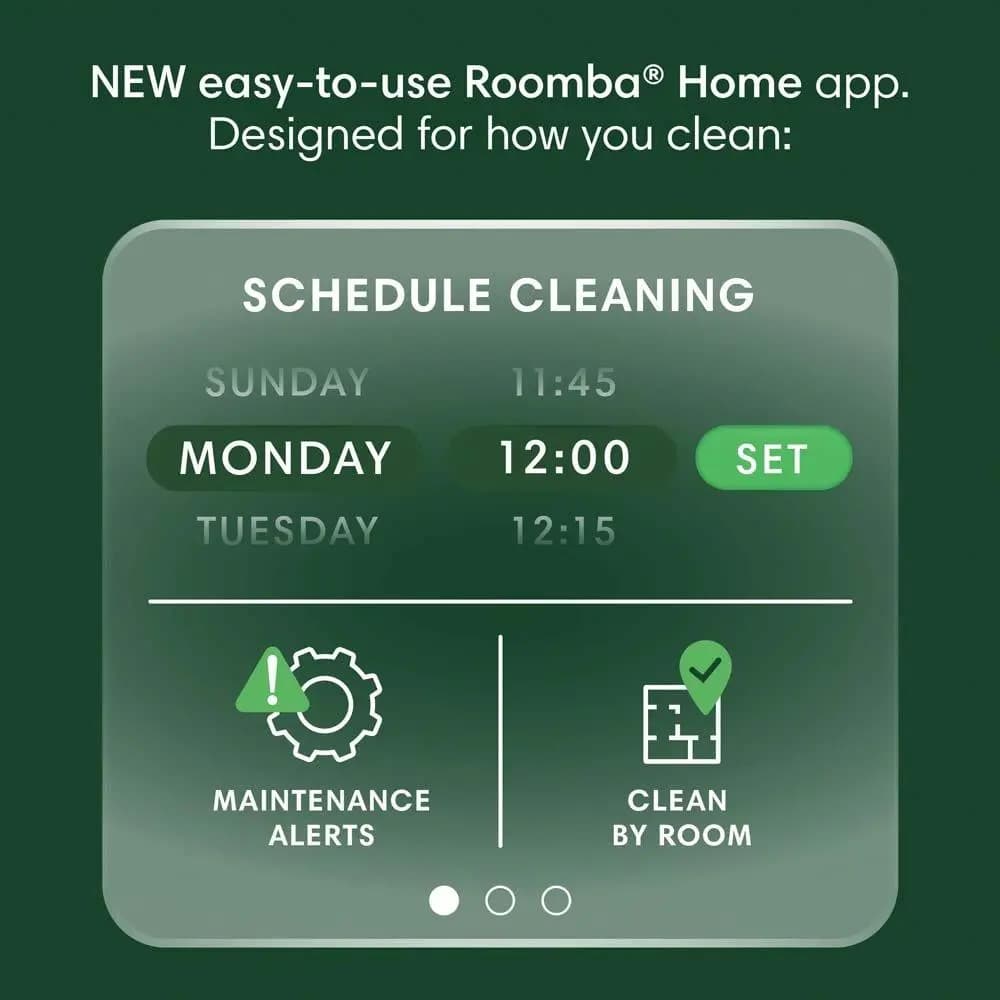 iRobot Roomba 105 Vac Robot + AutoEmpty Dock [13.23 (L) x 13.19 (W) x 4.09 (H), 6.24, LFP type Li-ion]