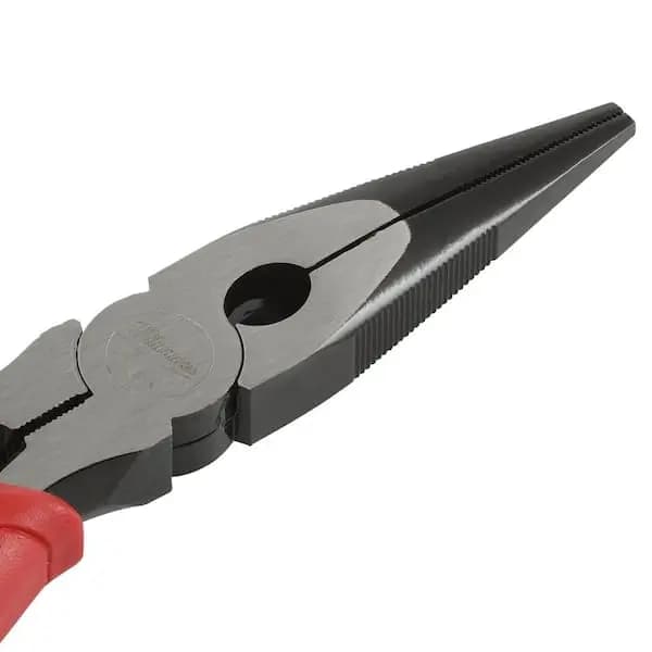 Milwaukee 8 in. Long Needle Nose Pliers, 48-22-6101 [Electrical Tools Features: No Additional Features, Features: Comfort Grip, Hand Tool Type: Long Nose Pliers]