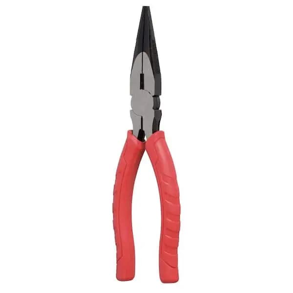Milwaukee 8 in. Long Needle Nose Pliers, 48-22-6101 [Electrical Tools Features: No Additional Features, Features: Comfort Grip, Hand Tool Type: Long Nose Pliers]