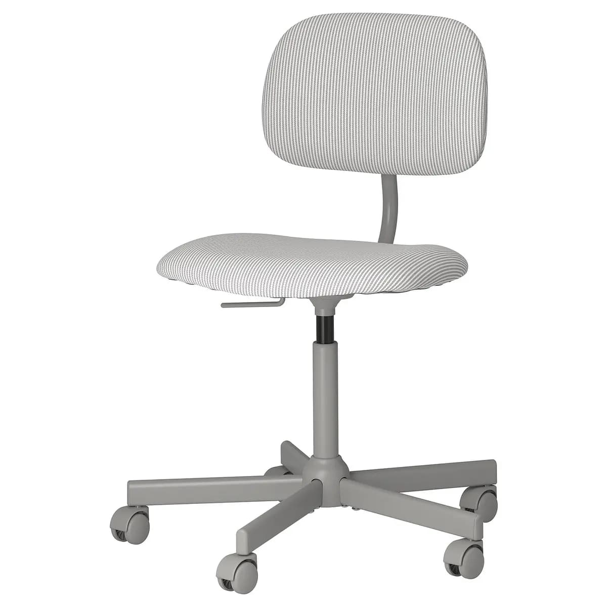 IKEA BLECKBERGET Swivel chair, Klovsta white/gray [Width 26 3/4 ", Depth 26 3/4 ", Tested for 276 lb]