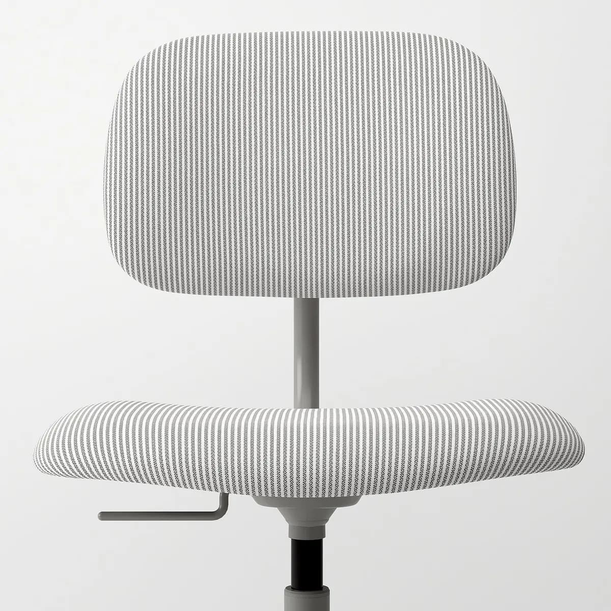IKEA BLECKBERGET Swivel chair, Klovsta white/gray [Width 26 3/4 ", Depth 26 3/4 ", Tested for 276 lb]