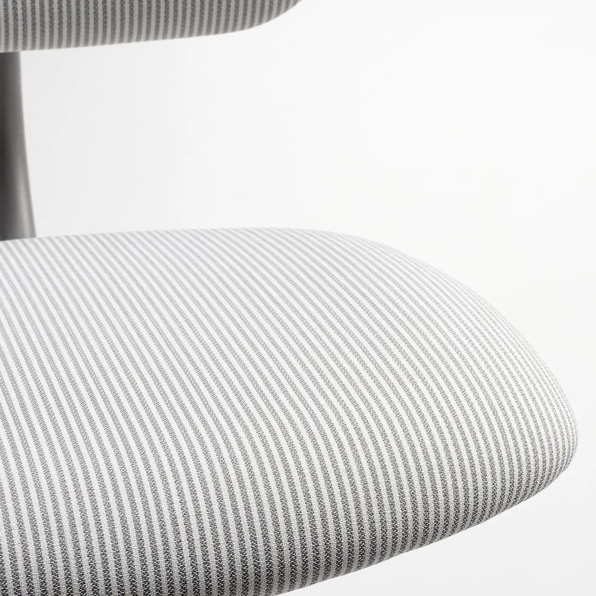 IKEA BLECKBERGET Swivel chair, Klovsta white/gray [Width 26 3/4 ", Depth 26 3/4 ", Tested for 276 lb]