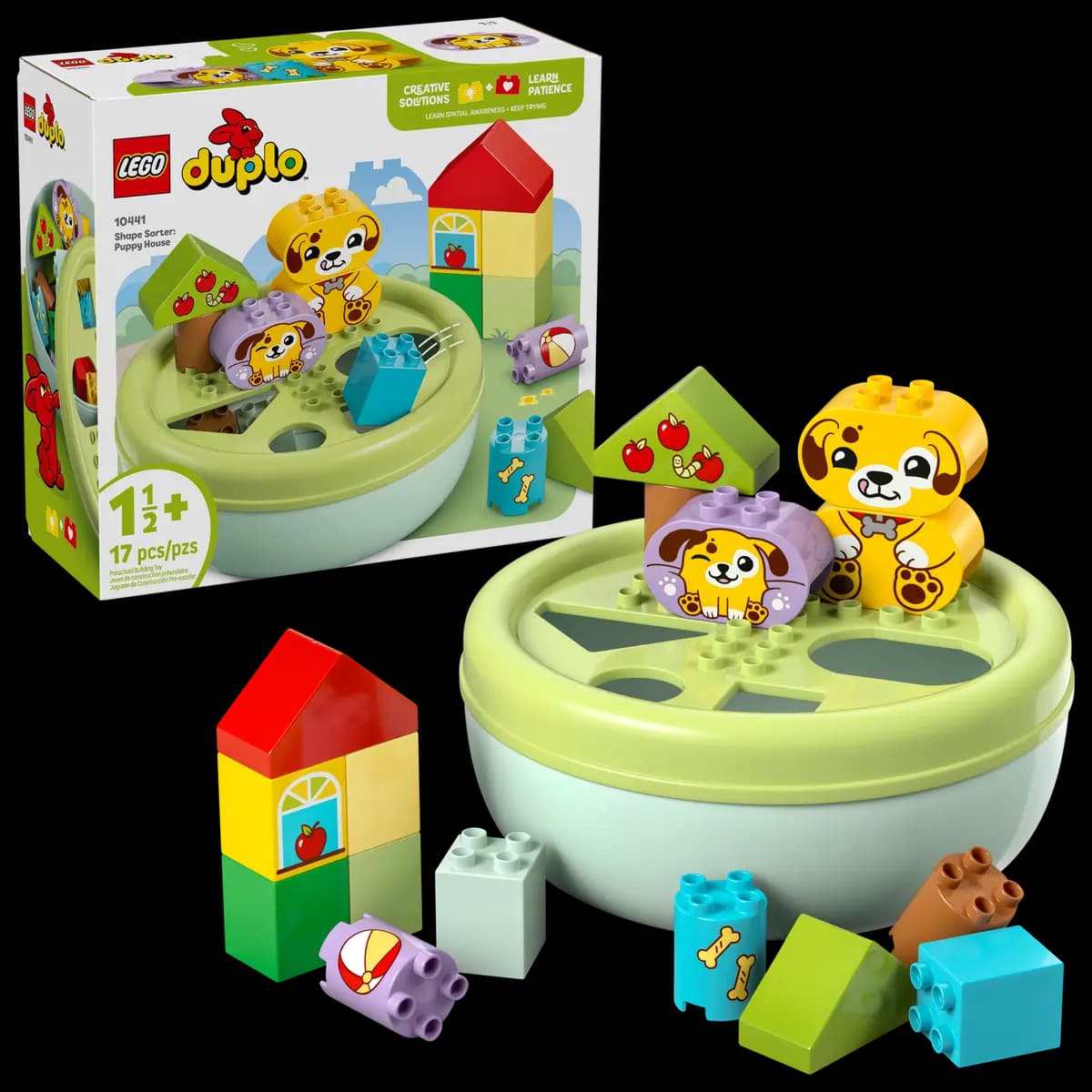 LEGO Shape Sorter: Puppy House 10441 [17 pieces, ages 1ÃƒÆ’Ã†â€™ÃƒÂ¢Ã¢â€šÂ¬Ã…Â¡ÃƒÆ’Ã¢â‚¬Å¡Ãƒâ€šÃ‚Â½+, DUPLOÃƒÆ’Ã†â€™ÃƒÂ¢Ã¢â€šÂ¬Ã…Â¡ÃƒÆ’Ã¢â‚¬Å¡Ãƒâ€šÃ‚Â®]