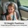 Chicco KidFit ClearTex Plus 2-in-1 Belt Positioning High Back Booster Car Seat - Drift [Dimensions (Overall) 26 Inches (H) x 17 Inches (W) x 17 Inche, Weight 10 Pounds, Suggested A